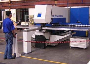 Factory Floor with Advanced Machinery